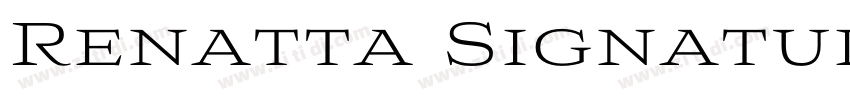 Renatta Signature Re字体转换